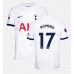 Günstige Tottenham Hotspur Cristian Romero #17 Heim Fussballtrikot 2023-24 Kurzarm